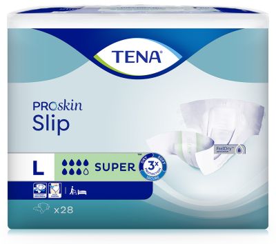 TENA ProSkin Slip Super L ConfioAir, 3 x 28 Stück, Umfang: 92 - 144 cm, large