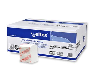 Toilettenpapier Einzelblatt, 2-lagig, 16,5 g/m², reiner Zellstoff, ZZ-Falz, 36 x 250 Stück, 11 x 21 cm