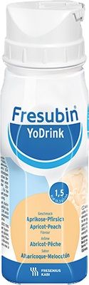 Fresubin YoDrink, ohne Ballaststoffe, Hochkalorisch, Aprikose-Pfirsich, EasyDrink, 24 x 200 ml