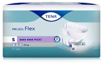 TENA ProSkin Flex Maxi S, 3 x 22 Stück, Umfang: 61 - 87 cm, small