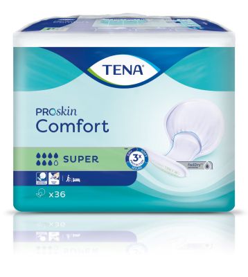 TENA ProSkin Comfort Super ConfioAir, 2 x 36 Stück, 64 x 36 cm