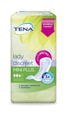 Tena Lady Discreet Mini Plus, 20 Stück, 22 x 9,5 cm