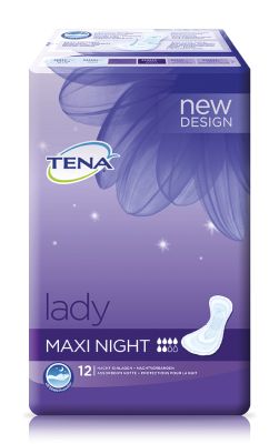 Tena lady maxi night, 1 x 12 Stück, 39 x 18 cm