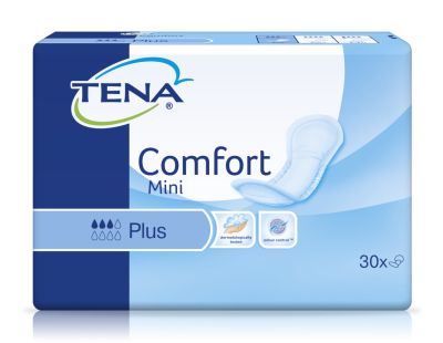 TENA Comfort Mini Plus, 6 x 30 Stück, 27 x 10 cm