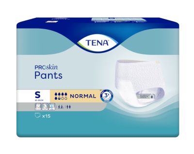 TENA Pants Normal S, 4 x 15 Stück, Umfang: 65 - 85 cm, small