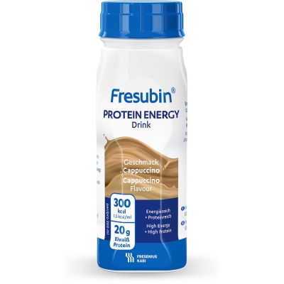 Fresubin protein energy DRINK, eiweißreich, Hochkalorisch, Cappuccino, EasyBottle, 24 x 200 ml