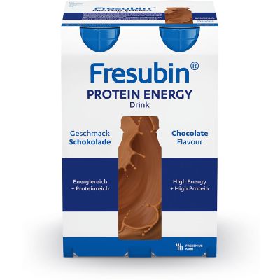 Fresubin protein energy DRINK, eiweißreich, Hochkalorisch, Schokolade, EasyBottle, 4 x 200 ml