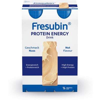 Fresubin protein energy DRINK, eiweißreich, Hochkalorisch, Nuss, EasyBottle, 4 x 200 ml
