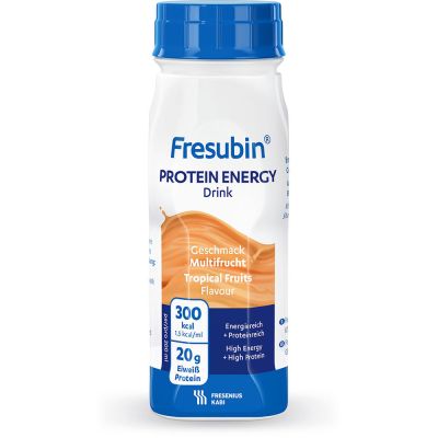 Fresubin protein energy DRINK, eiweißreich, Hochkalorisch, Multifrucht, EasyBottle, 24 x 200 ml