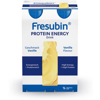 Fresubin protein energy DRINK, eiweißreich, Hochkalorisch, Vanille, EasyBottle, 4 x 200 ml