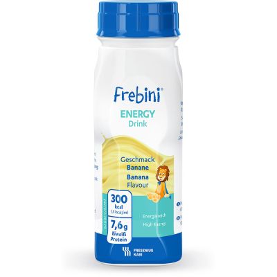 Frebini energy DRINK, ohne Ballaststoffen, Hochkalorisch, Banane, EasyBottle, 24 x 200 ml