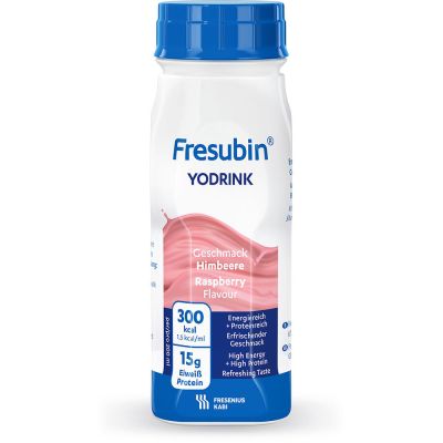 Fresubin YoDrink, ohne Ballaststoffe, Hochkalorisch, Himbeere, EasyBottle, 24 x 200 ml
