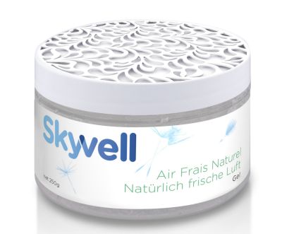 Skyvell, Verdunster, natürlicher Geruchsvernichter, Auf Basis natürlicher Rohstoffe,1 Dose Gelgranulat, 250 g