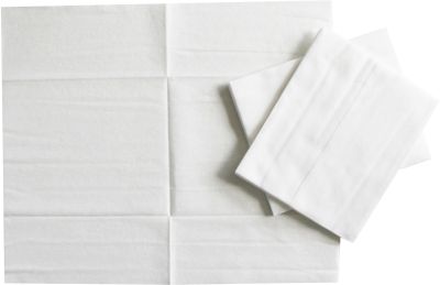 Pflegetuch, Vlies/Spunlace glatt, Z-Falz, 50 g/m², 10 x 50 Stück, 30 x 36 cm