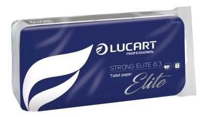 Strong Elite 8.3 Toilettenpapier,3-lagig,250 Blatt, comfortprägung,reiner Zellstoff,72 Rollen, 9,5 x 12 cm