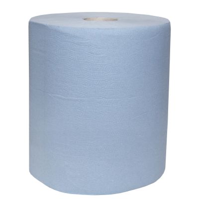 Putztuchrolle Tissue 2-lagig, Zellstoff, 1000 Abrisse/R., 19g/ m² je Lg, 2 Rollen/Karton, 38 x 36 cm