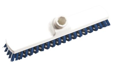 Haug Wischer/ Schrubber, Besatz: blau, ungeschlitzt, hart, 28 cm