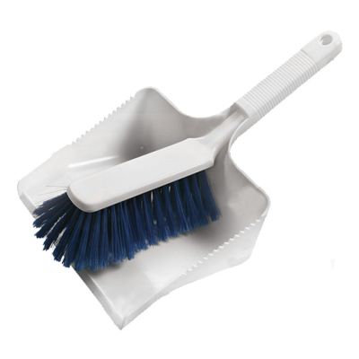 Haug Kehrgarnitur HACCP, Besatz: blau, geschlitzt, weich, 35 cm