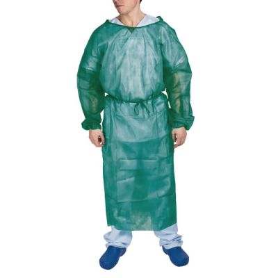 Besucherkittel 24 gr/m², zum Binden mit Trikotbündchen, 10 Stk./ Beutel, L-XL / 136 x 140 cm