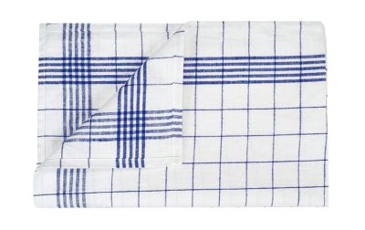 Geschirrtuch kariert, Halbleinen, 10 Stück/ Packung, 50 x 70 cm