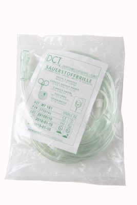 Sauerstoffbrille/ Nasenbrille mit 2,1 m Schlauch, für Erwachsene und Kinder