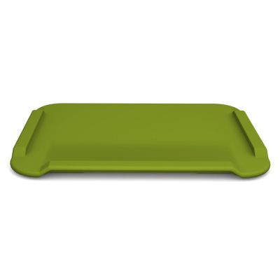 ORNAMIN Großes Essbrettchen 910, Erhöhter Rand an drei Seiten, 28 x 21 cm