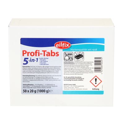 Geschirr-Reiniger Tabs 5 in 1, 50 Stück/ Packung, 1 kg
