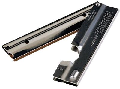 Pro Trim 10 + 1, Glasschaber im Edelstahlhalter, im Kunstoffetui mit 10 Klingen, 10 cm