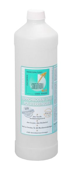 Solution Nr. 2, Teppichboden-/ Polsterreiniger, 1 Flasche, 1 Liter
