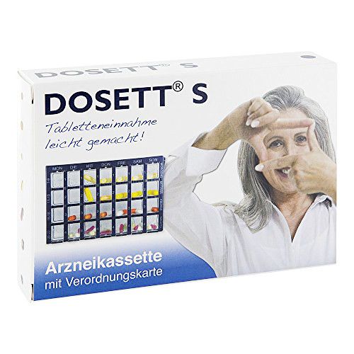Dosett S Medikamentendispenser, 15,8 x 10,2 x 2,5 cm