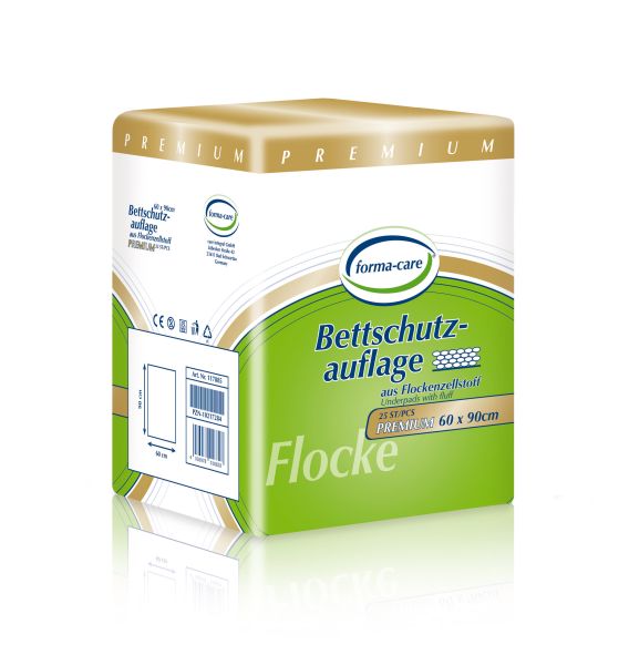 forma-care Bettschutzauflage, Flocke, 2 x 25 Stück (60gr.), 60 x 90 cm