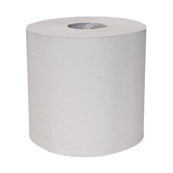 Handtuchrolle Midi Recycling 1-lagig, 23 g, 6 Rollen, unperforiert,Innenabrollung, 320 m x 20,3 cm