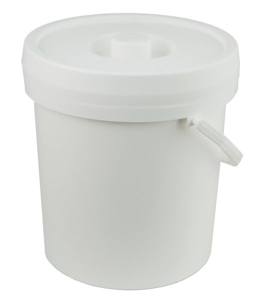 Windeleimer mit Deckel und Kunststoffbügel, 12 Liter, 27 x 29 cm