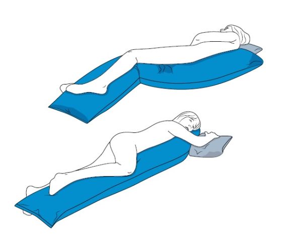 CareWave Seitenlagerungskissen XL, 1 Stück, 180 x 31 cm